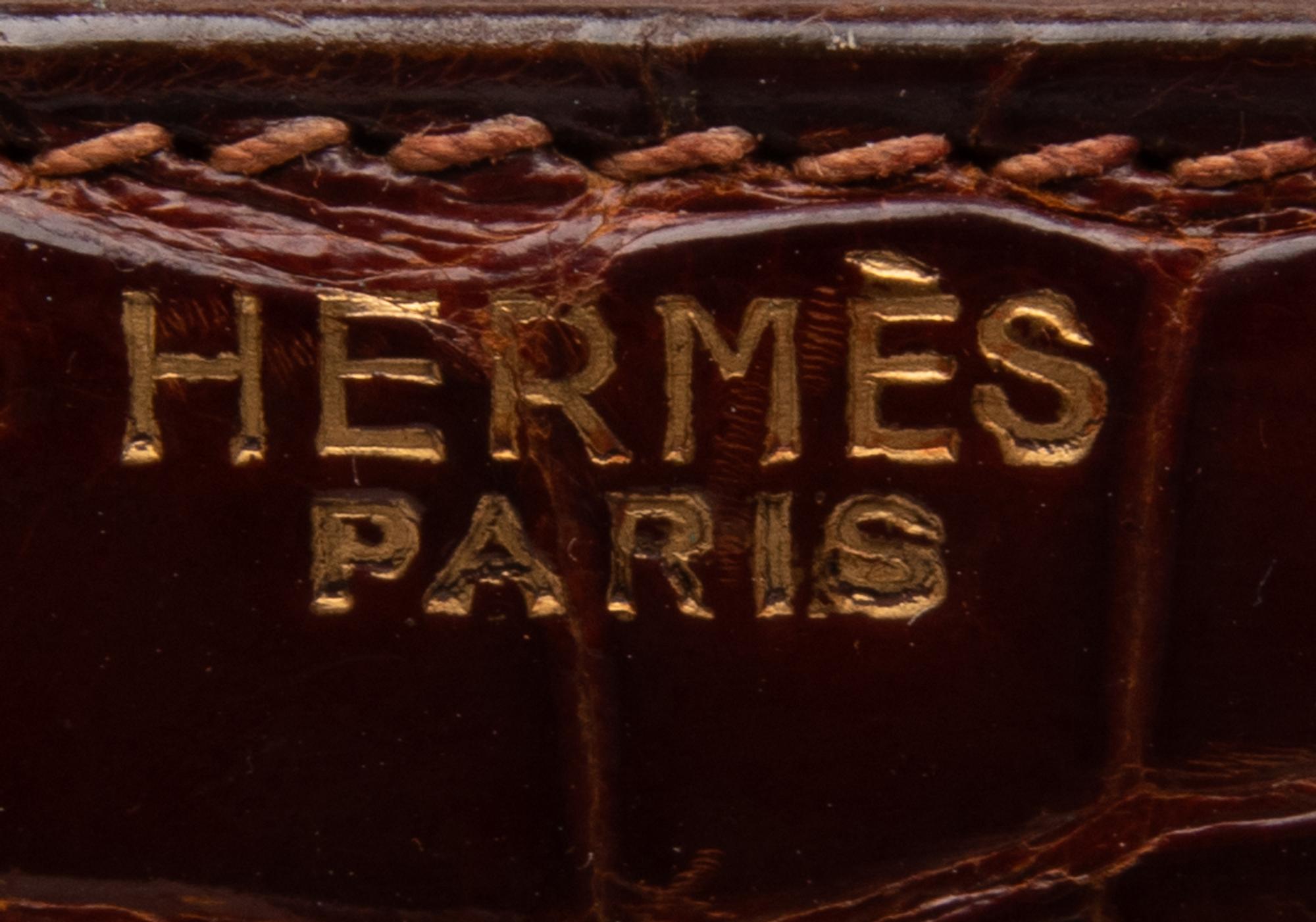 HERMÈS, CROCODILE KELLY 28