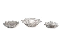 Two Buccellati Silver Bowls and Another Silver Bowl