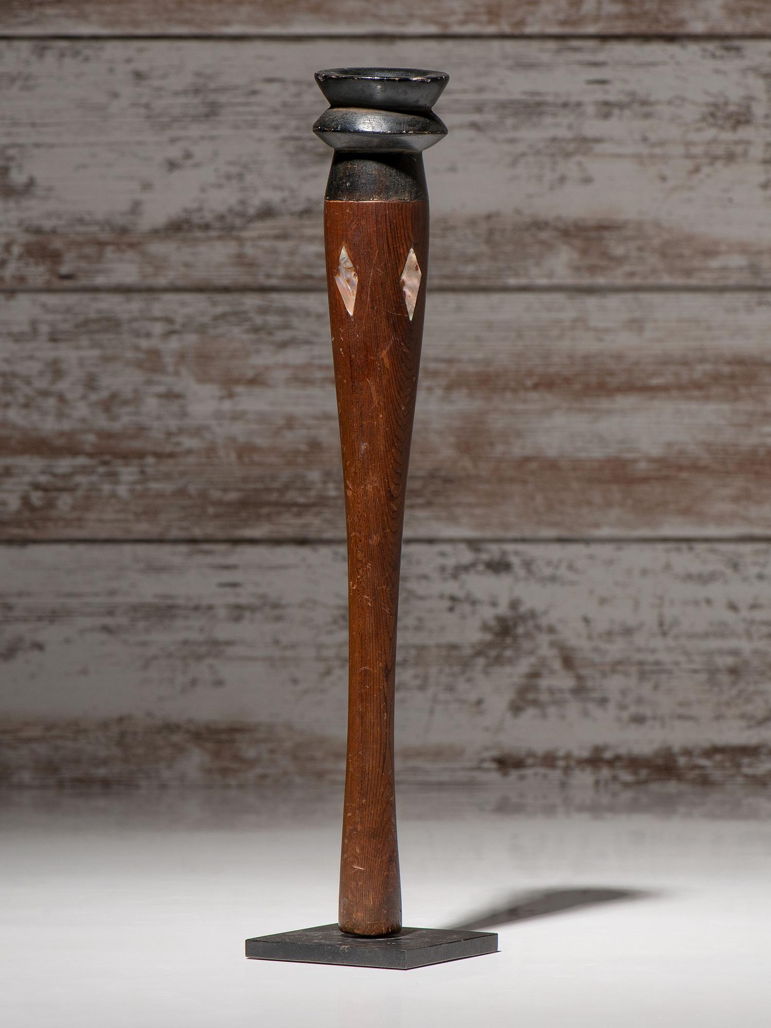 Hupa / Yurok Pipe, with Inlay