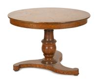 A Dutch Marquetry Inlaid Center Table