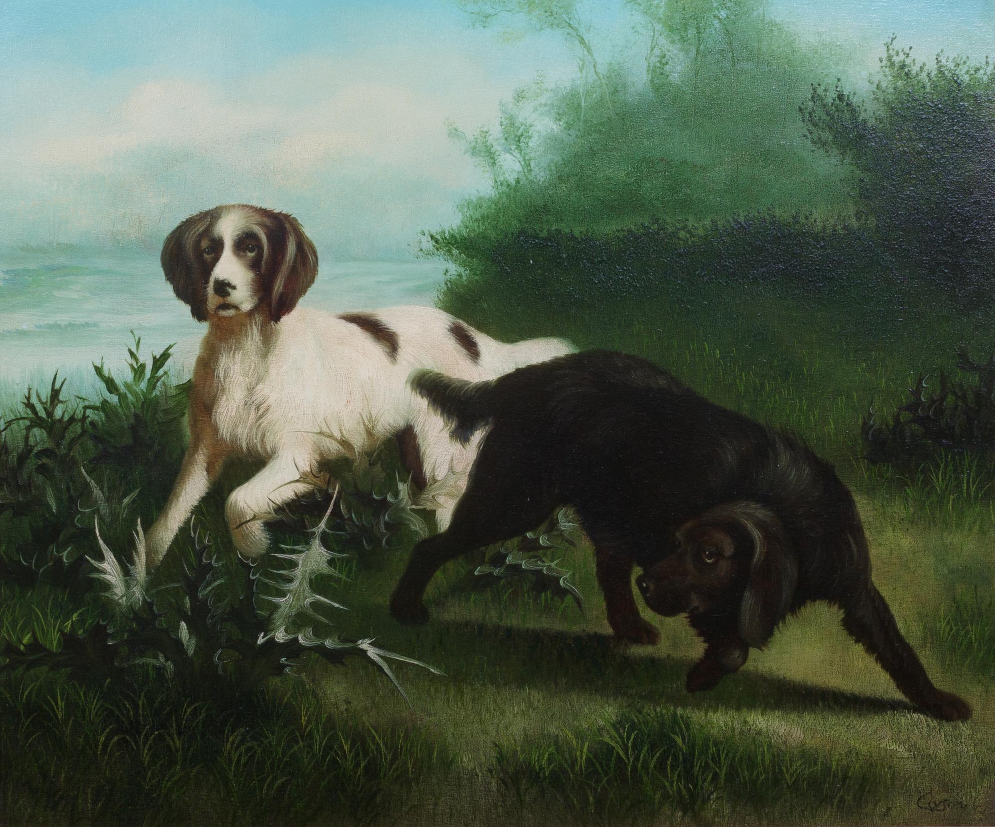 Dogs in Landscape