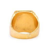 Yellow Gold and Onyx Ring