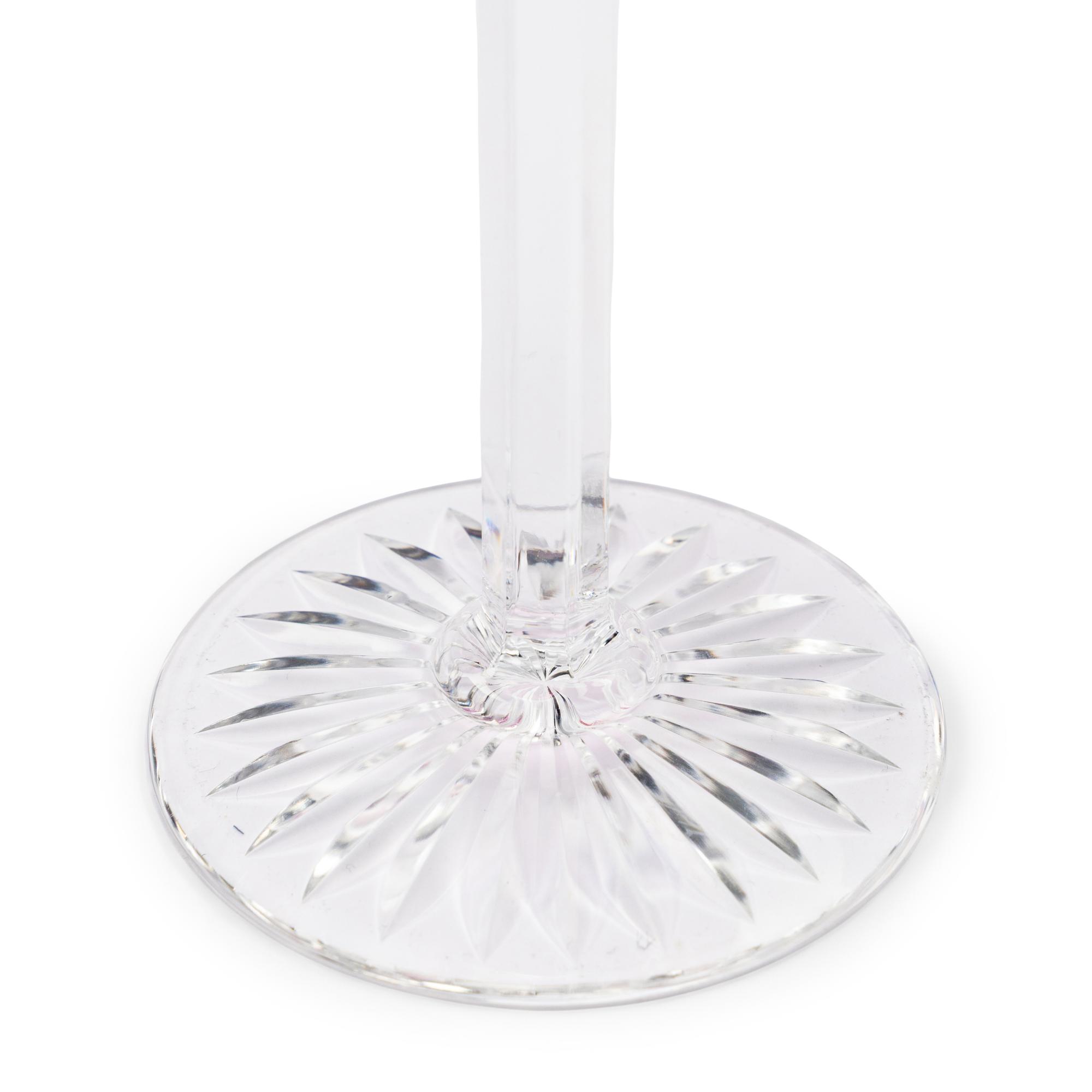 A Set of Eight Saint-Louis Cut-to-Clear Wine Glasses