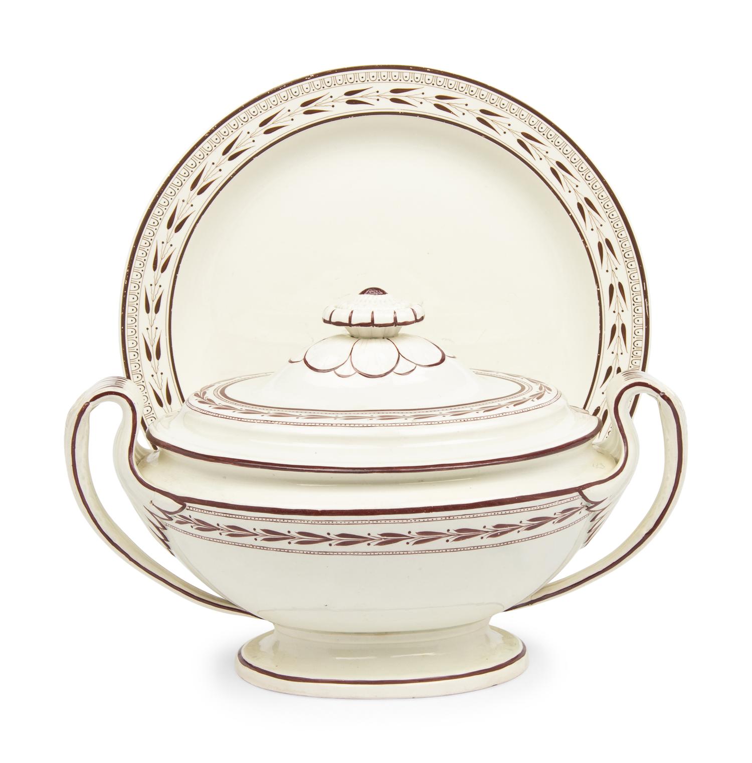 A Wedgwood Creamware Platter and Associated Tureen