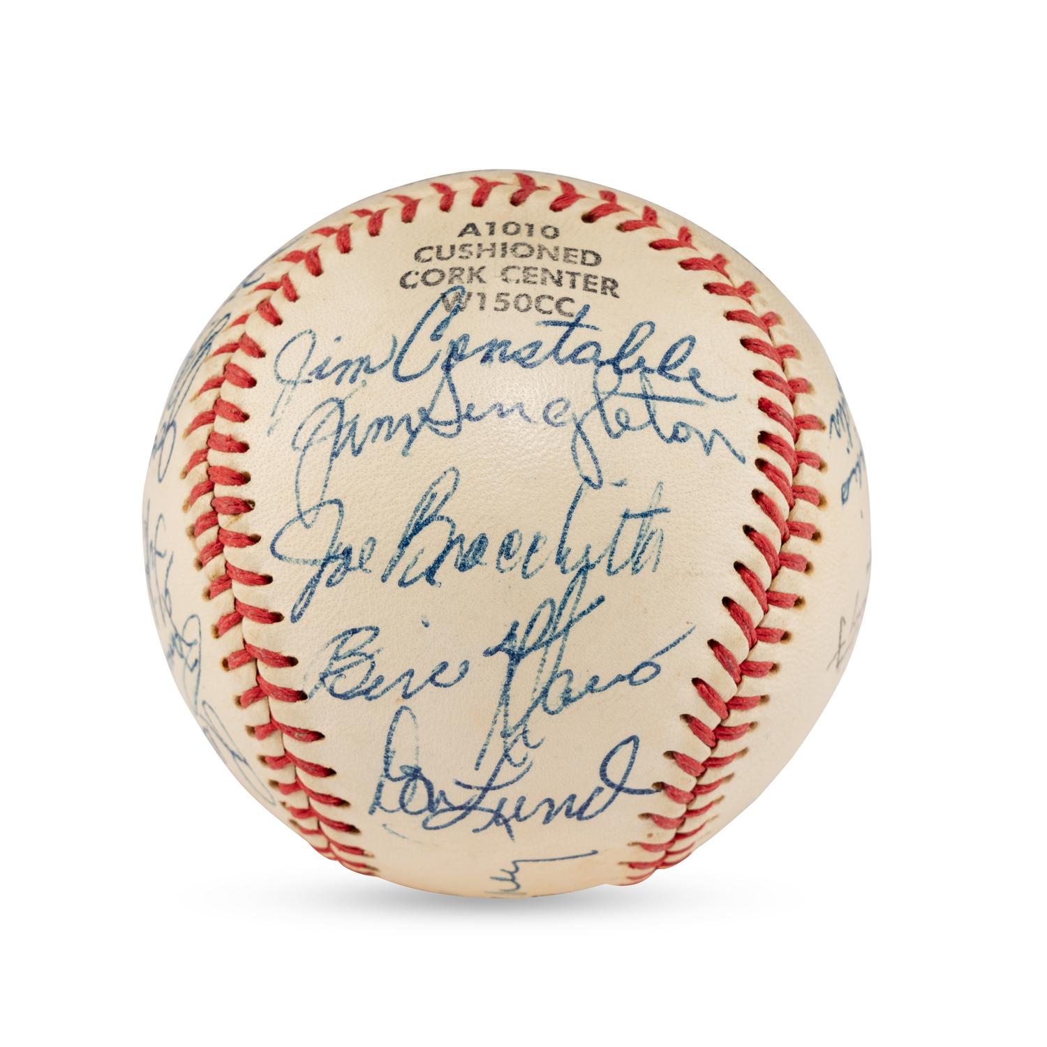 A 1954 Minneapolis Miners Team Signed Autograph Baseball