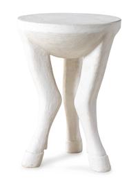 A White Plaster Table in the Style of John Dickinson