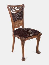 Set of Four Chairs, comprising two side chairs and two armchairs