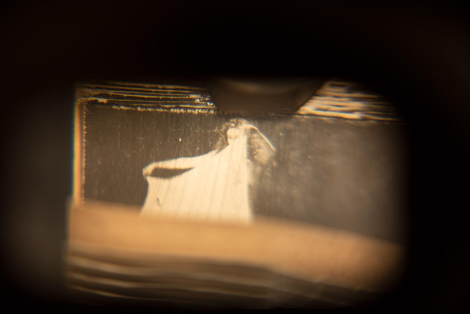 A 1 Cent International Mutoscope Clam Shell Arcade Viewer