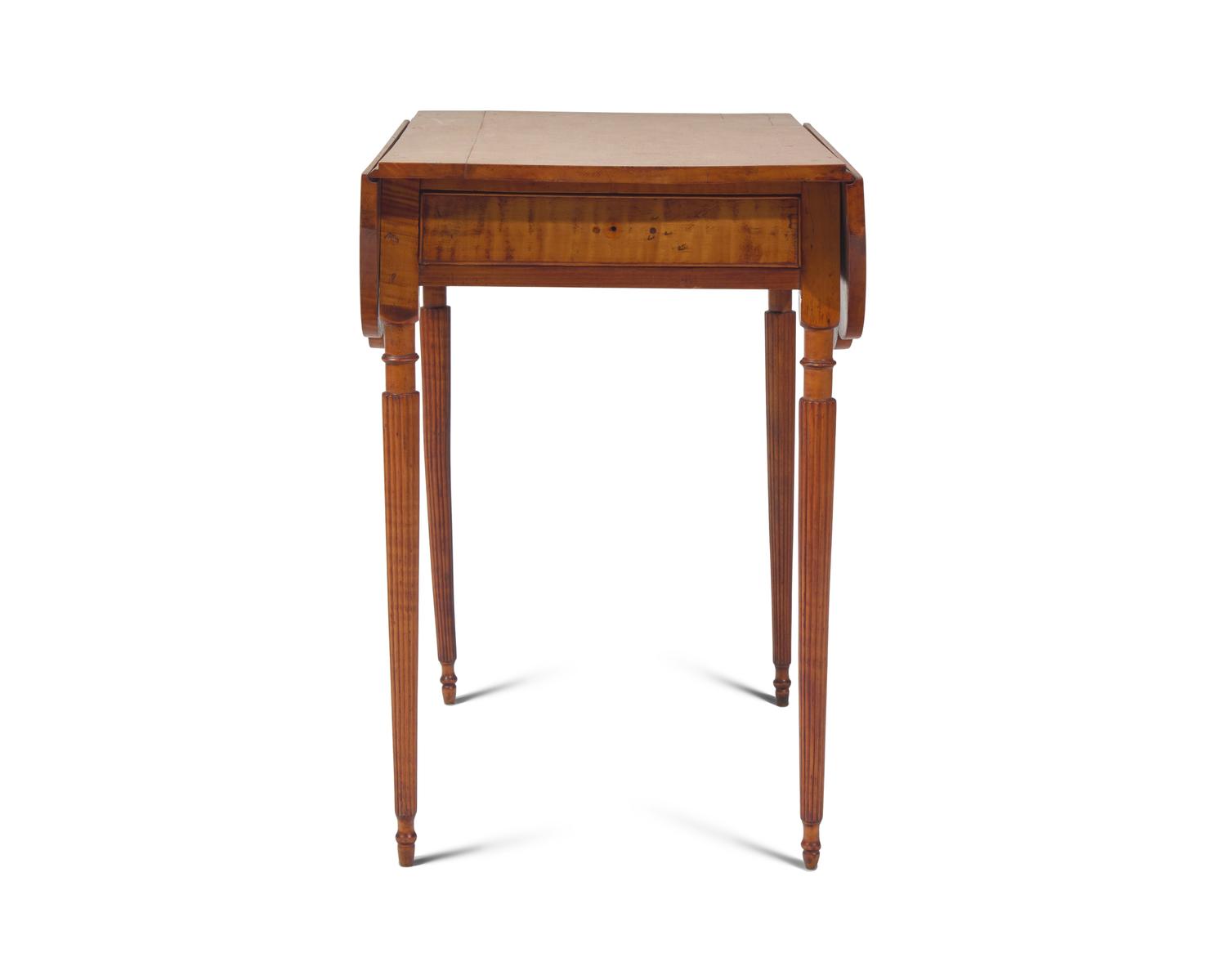 A Federal Tiger Maple Pembroke Table