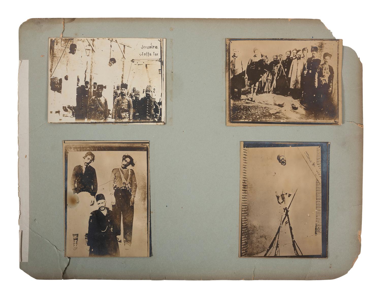 [CRIME & PUNISHMENT]. A group of press photographs and snapshots of gangsters and murderers, including hangings.
