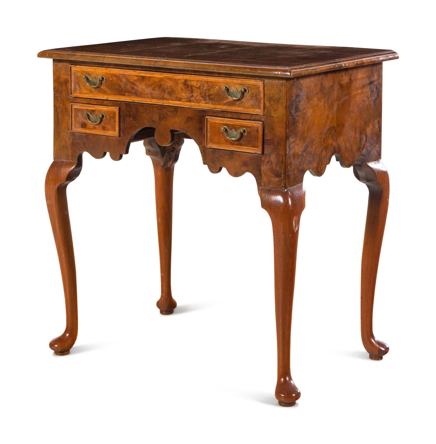 A George II Walnut Dressing Table