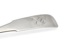 A Federal Silver Fiddle-Back Punch Ladle Associated with Eliza Gracie (1790-1825), By John and Peter Targee (active 1809-1814), New York, NY, Circa 1810