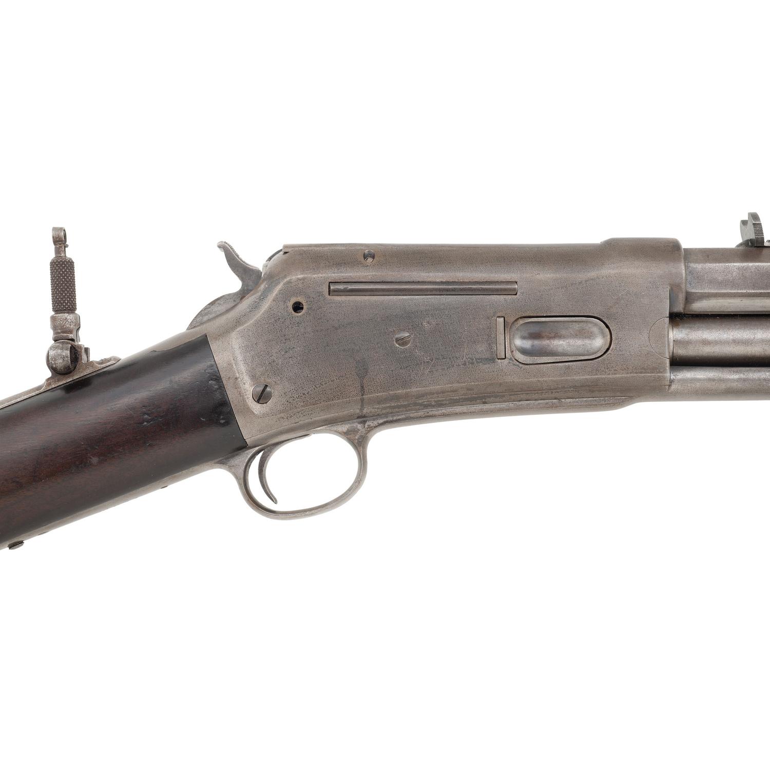 Rare 2nd Year of Production Large Frame Colt Lightning Slide Action Rifle in .45-85 with Half Magazine