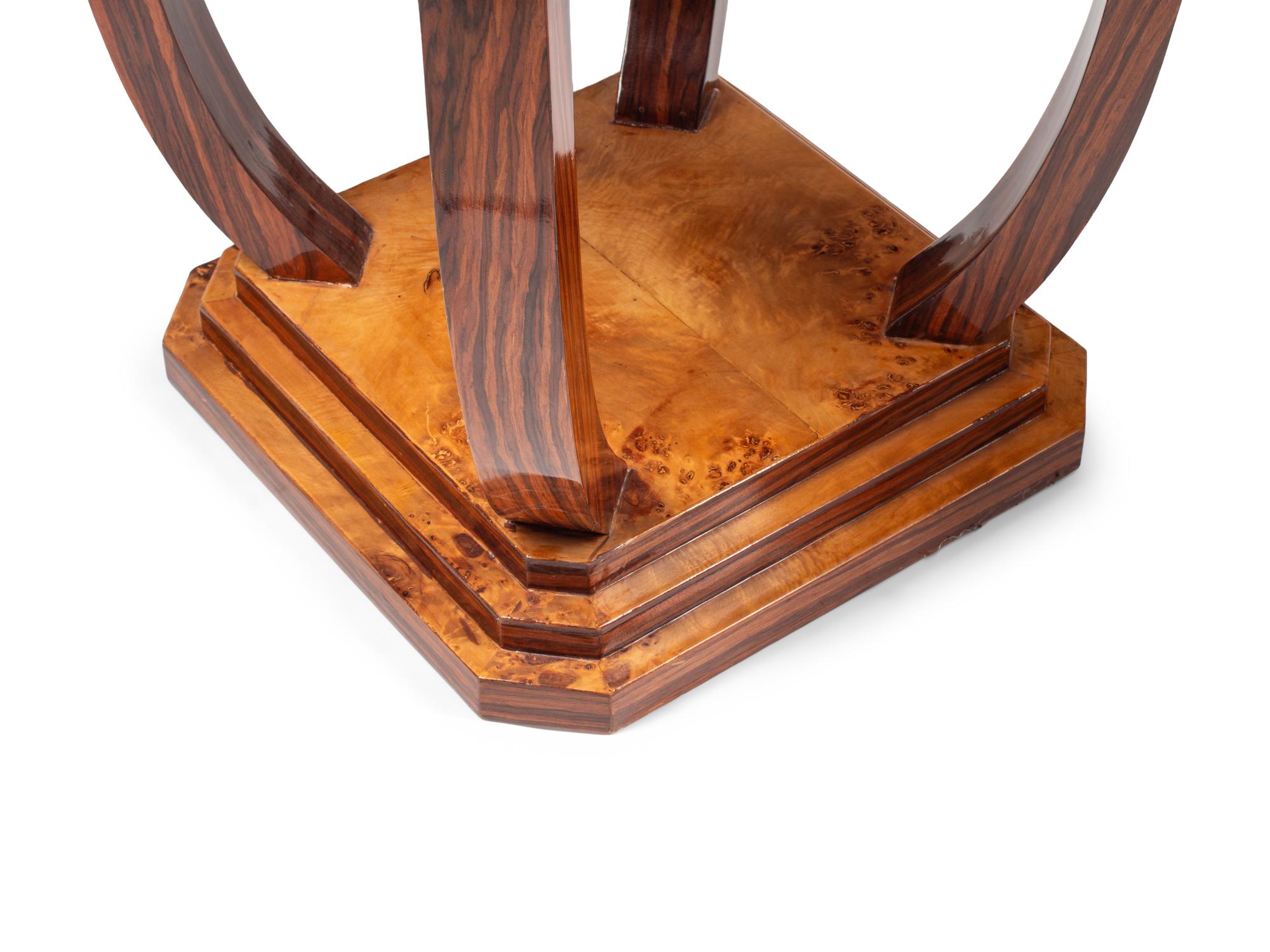 A Pair of Art Deco Style Parquetry Side Tables