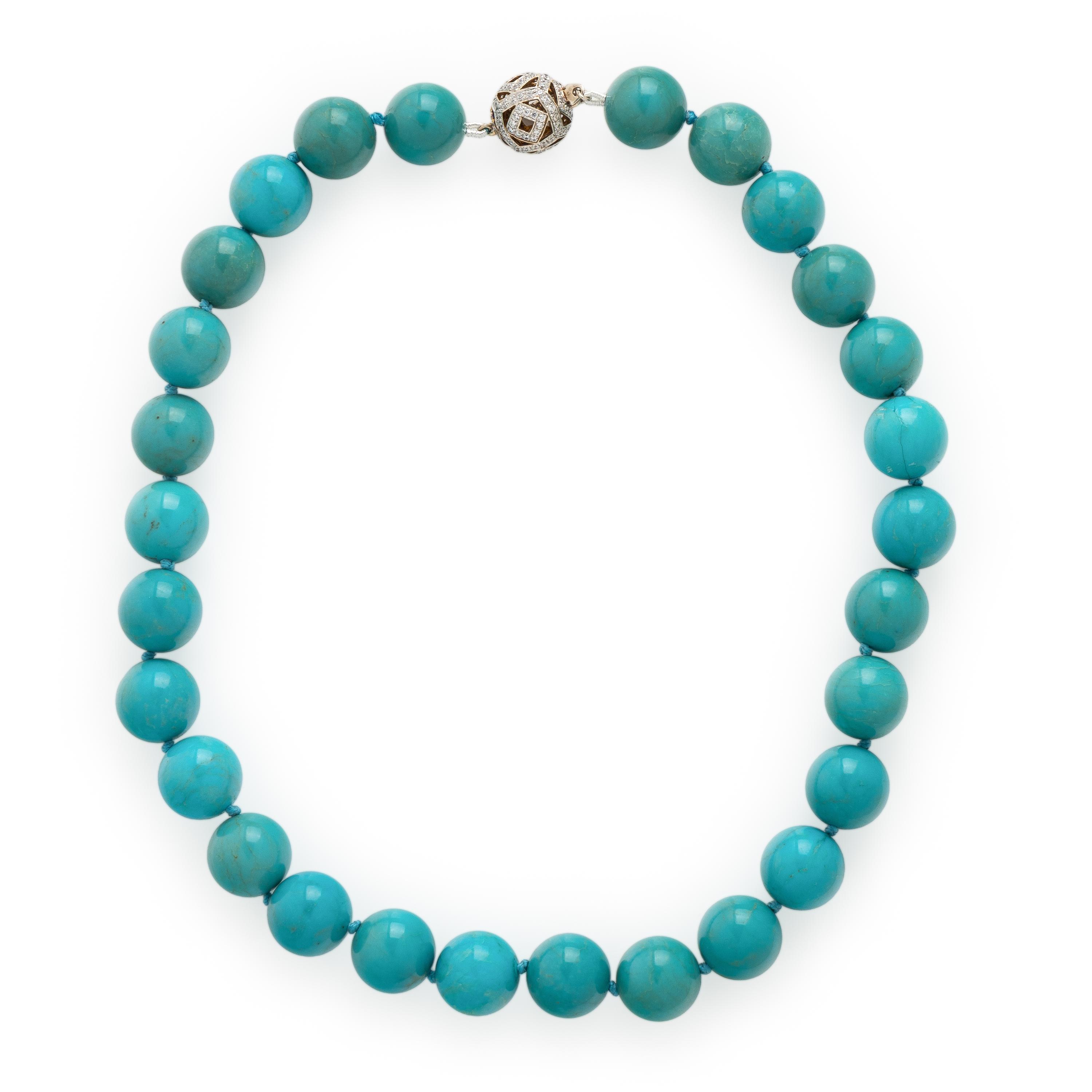Turquoise Bead Necklace