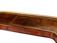 An English Brass-Mounted Mahogany Kidney-Shaped Reading Table — 19TH CENTURY