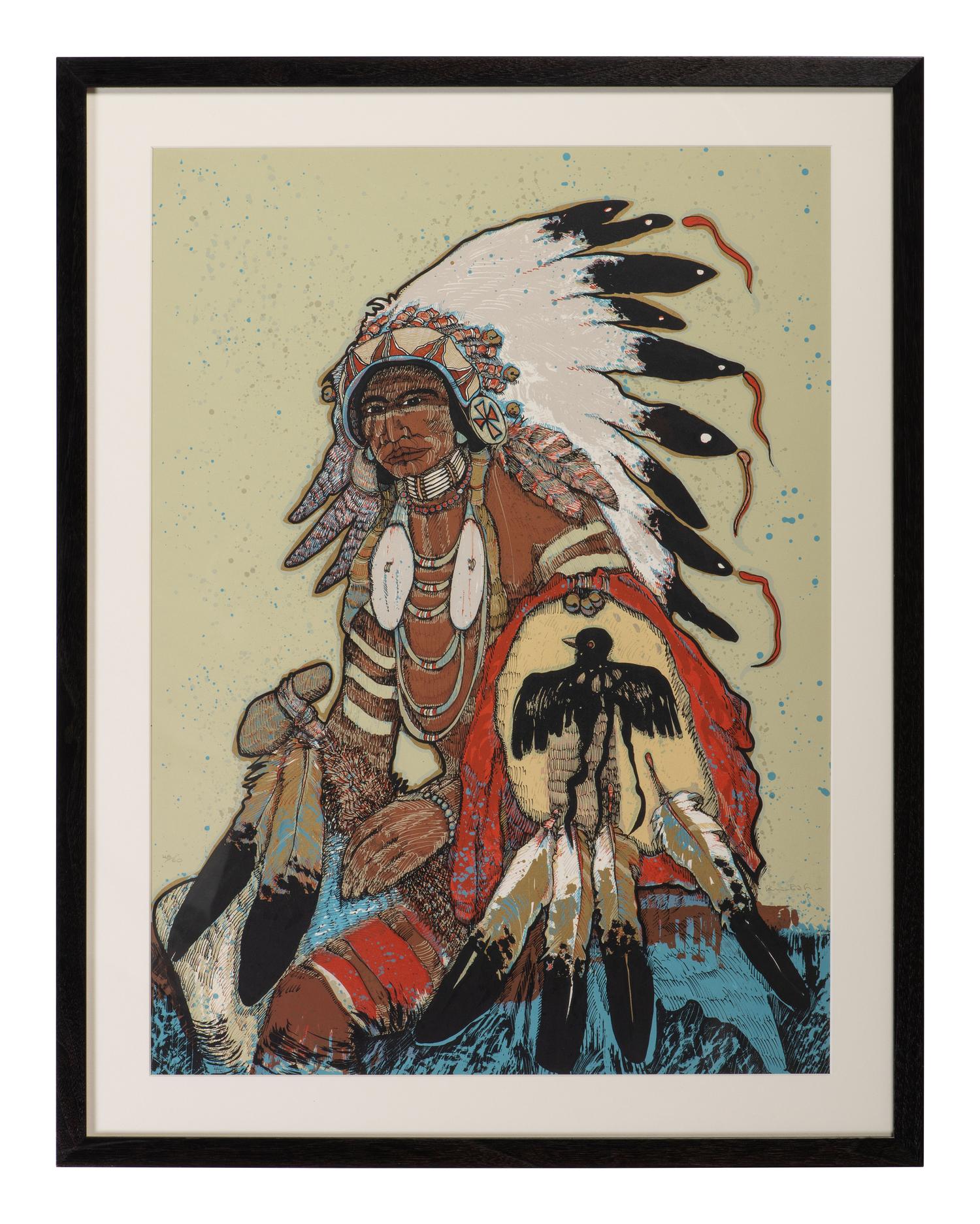 Strikes Going and Four Sioux War Chiefs