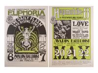 [MUSIC] -- [POSTERS]. WILSON, Wes and HELMS, Chet, artists. A group of 8 Family Dog posters from 1966, comprising: