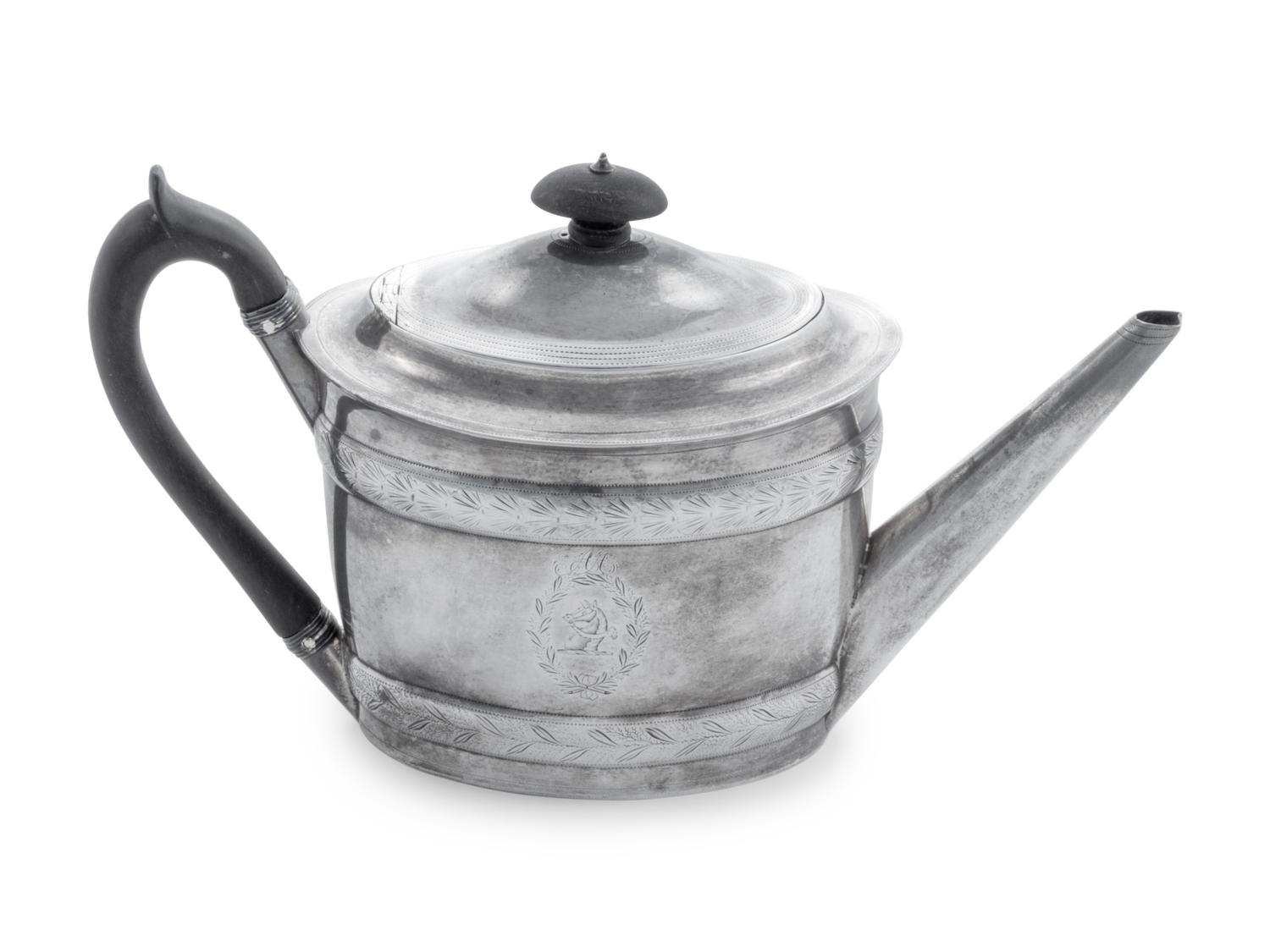 A George III Silver Teapot