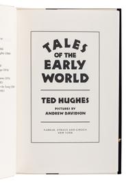 HUGHES, Ted (1930-1998). A group of 3 works by Hughes, ALL FIRST AMERICAN EDITIONS, comprising: