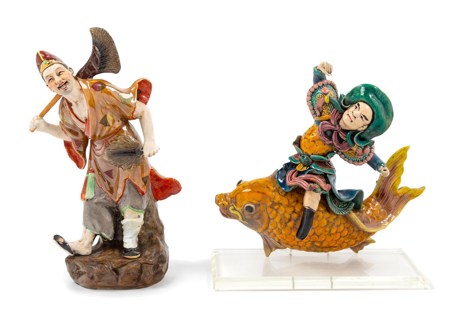 Two Chinese Porcelain Figures