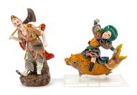 Two Chinese Porcelain Figures