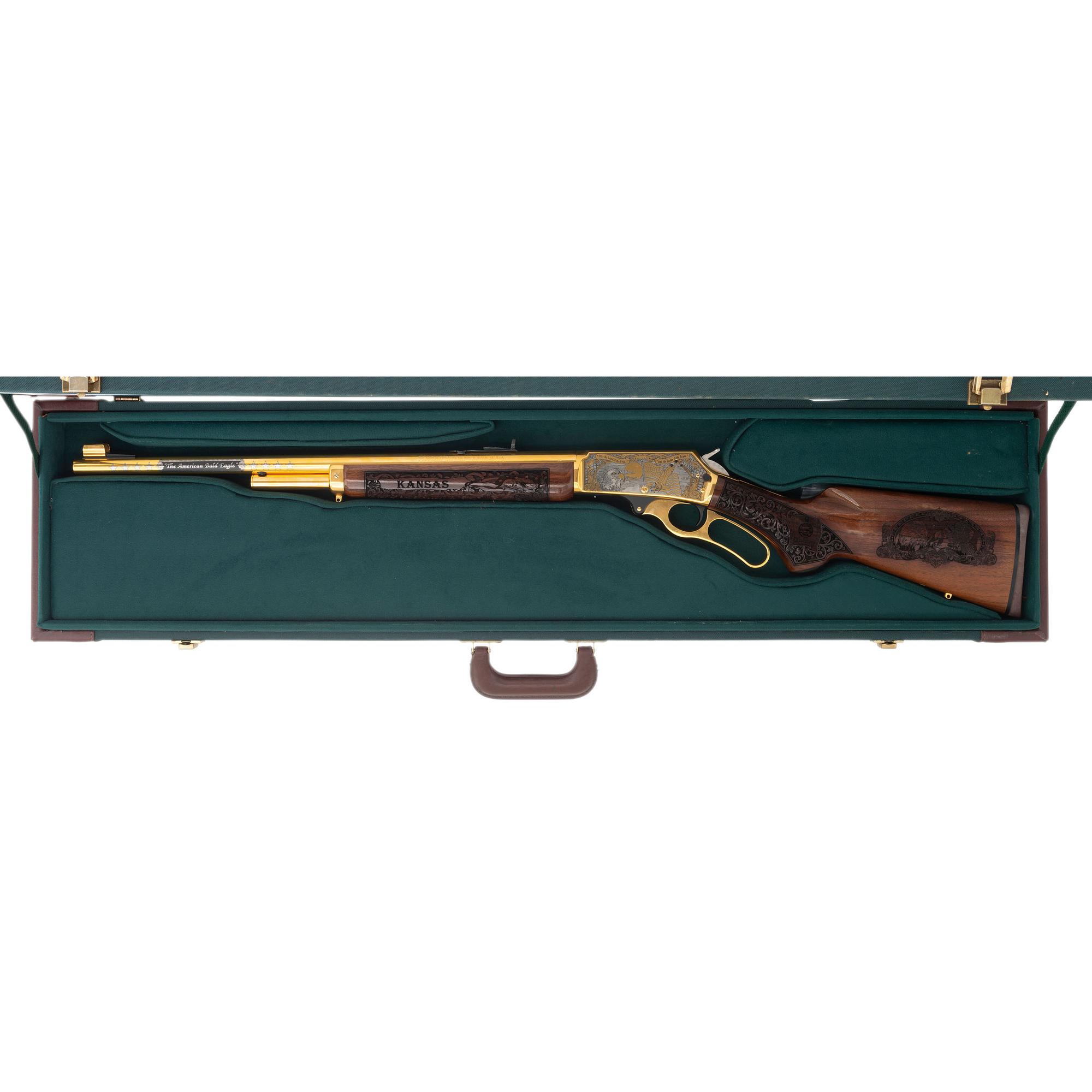 *Investment Arms Marlin Kansas 4 of 10 Rifle in Case