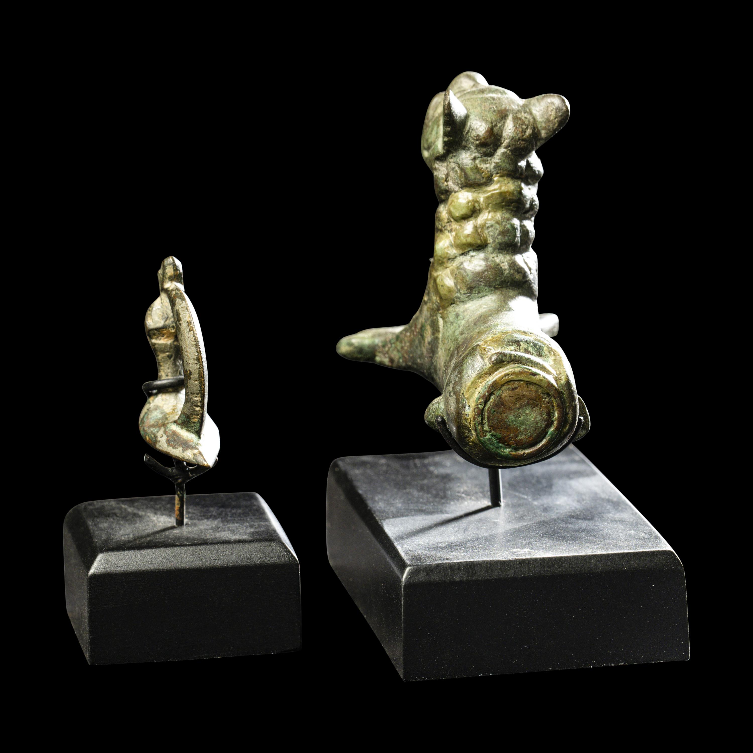 Two Near Eastern Bronze Animals