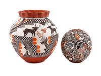 Polychrome Pottery Jars