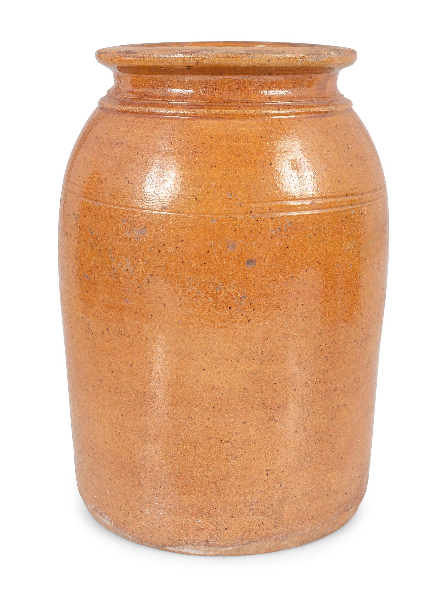 Six Redware Jars
