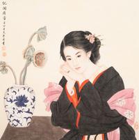 A Chinese Ink and Color Painting on Paper (20th Century)