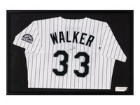 A Group of Signed Autograph Baseball Jersey Displays Featuring Hall of Famers and Notables Including Ken Griffey Jr.