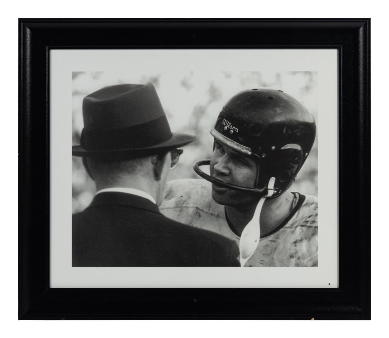 A Group of 14 Photographs of George Halas Formerly Displayed at Mike Ditka's Restaurant