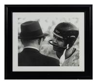 A Group of 14 Photographs of George Halas Formerly Displayed at Mike Ditka's Restaurant
