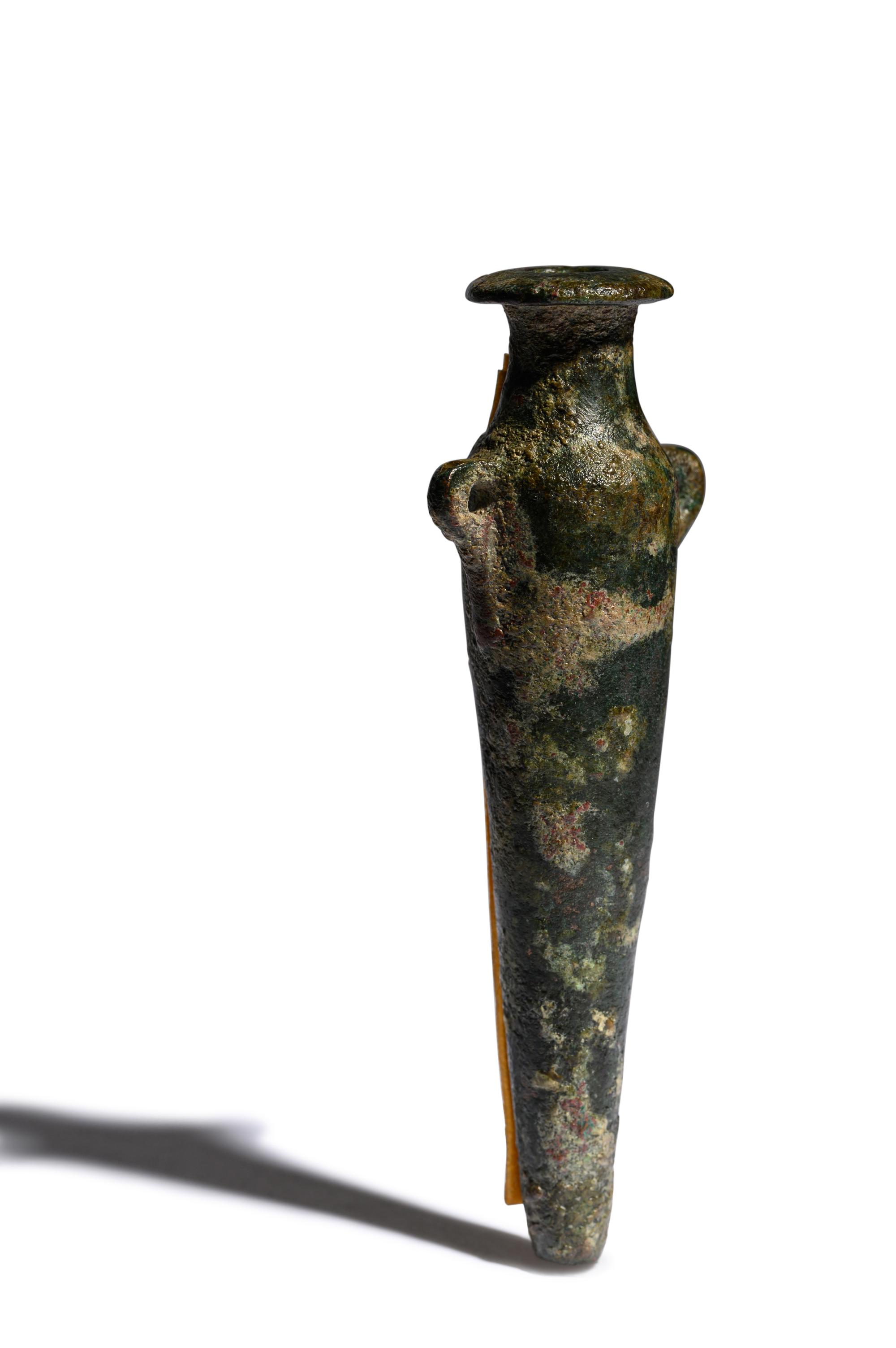 A Graeco-Roman Bronze Amphoriskos