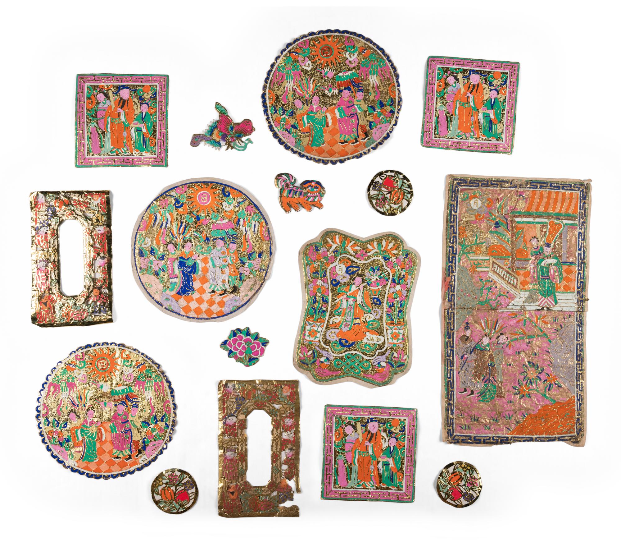 A Large Collection of Chinese Firework Labels