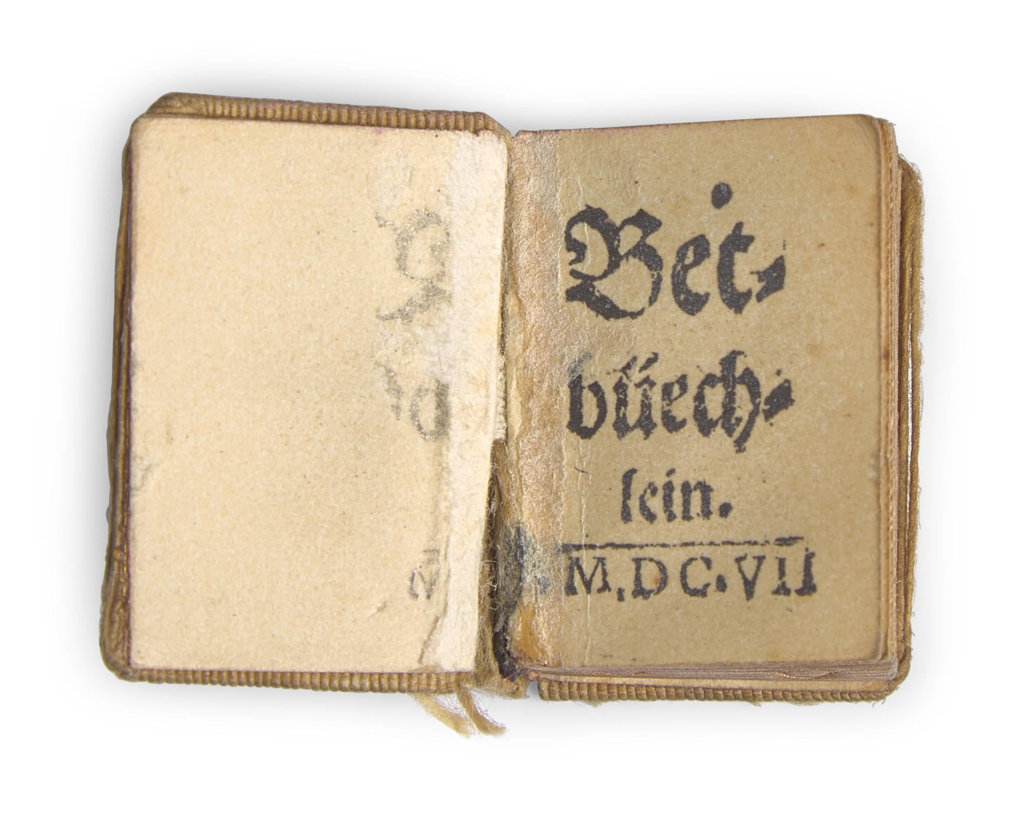 [Miniature Books] Bonnobergers, Ludwig. Betbuechlein