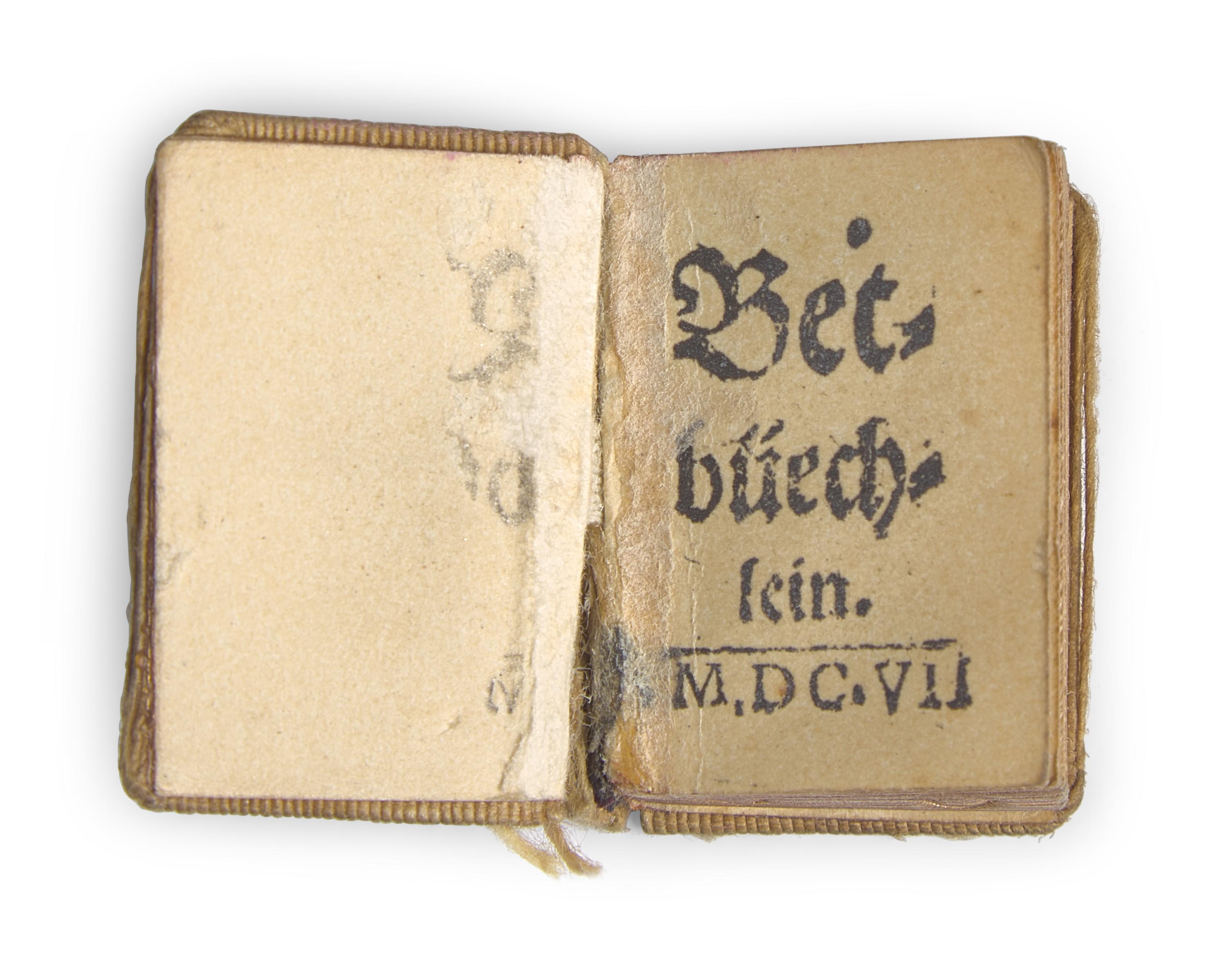 [Miniature Books] Bonnobergers, Ludwig. Betbuechlein