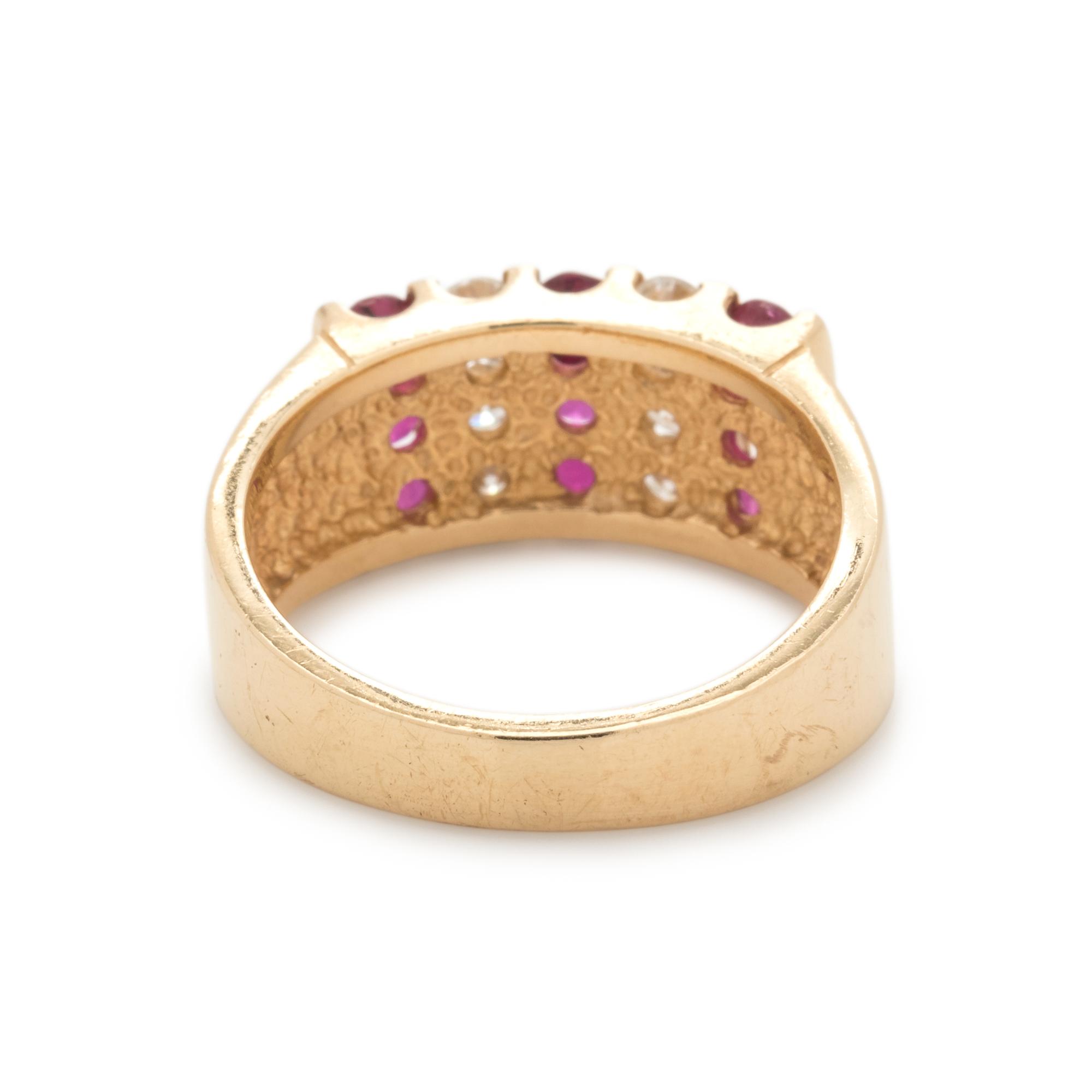 RUBY AND DIAMOND RING