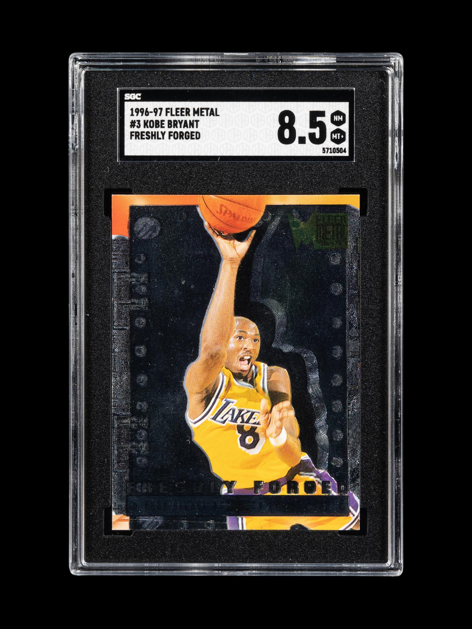 A Group of 1996-97 Fleer Metal Kobe Bryant Rookie Basketball Cards,