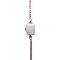 HAMILTON, PLATINUM AND DIAMOND WATCH