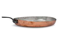 An American Copper Oval Fry Pan