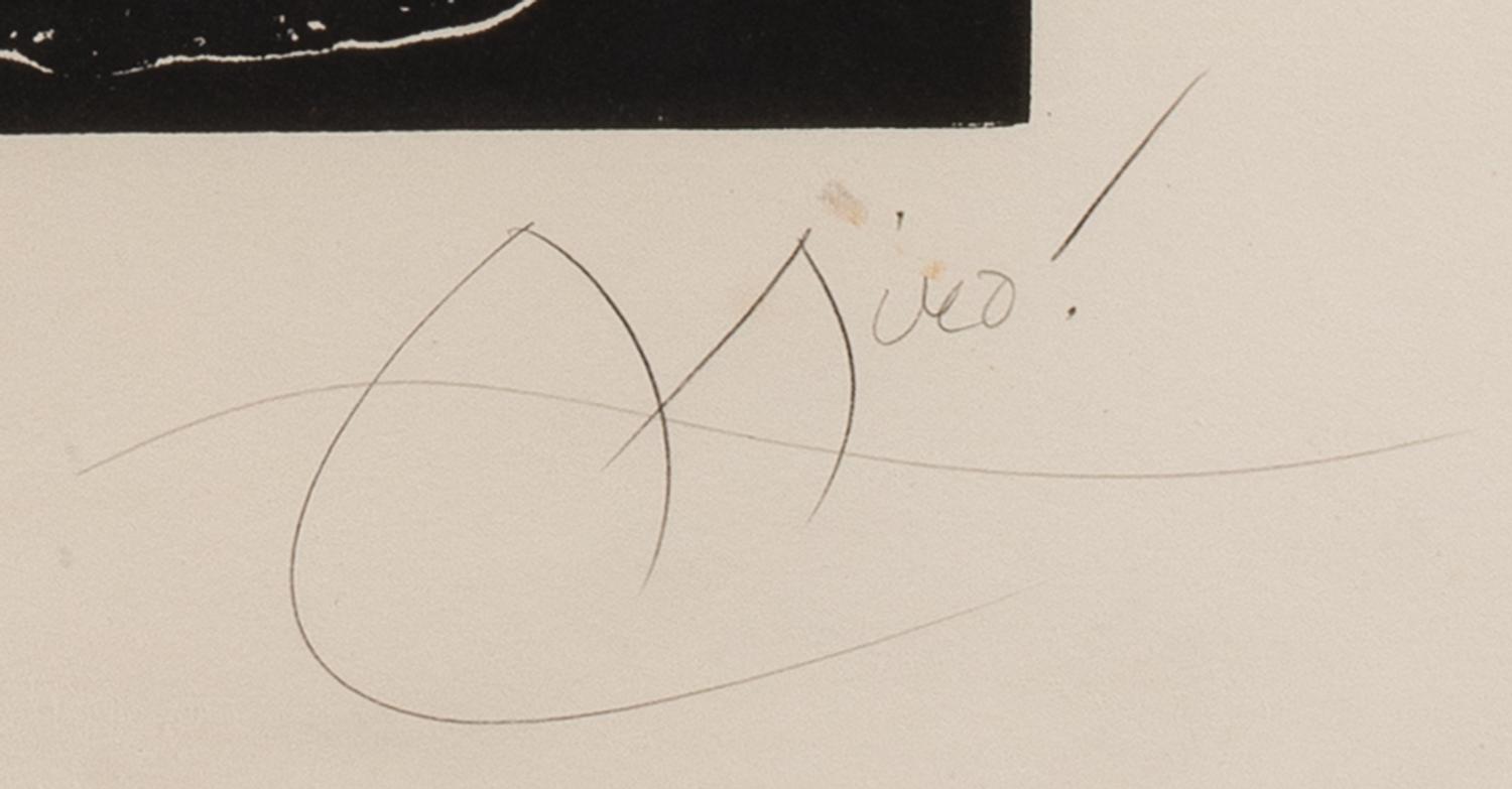 Plate III from Espriu - Miró , 1975