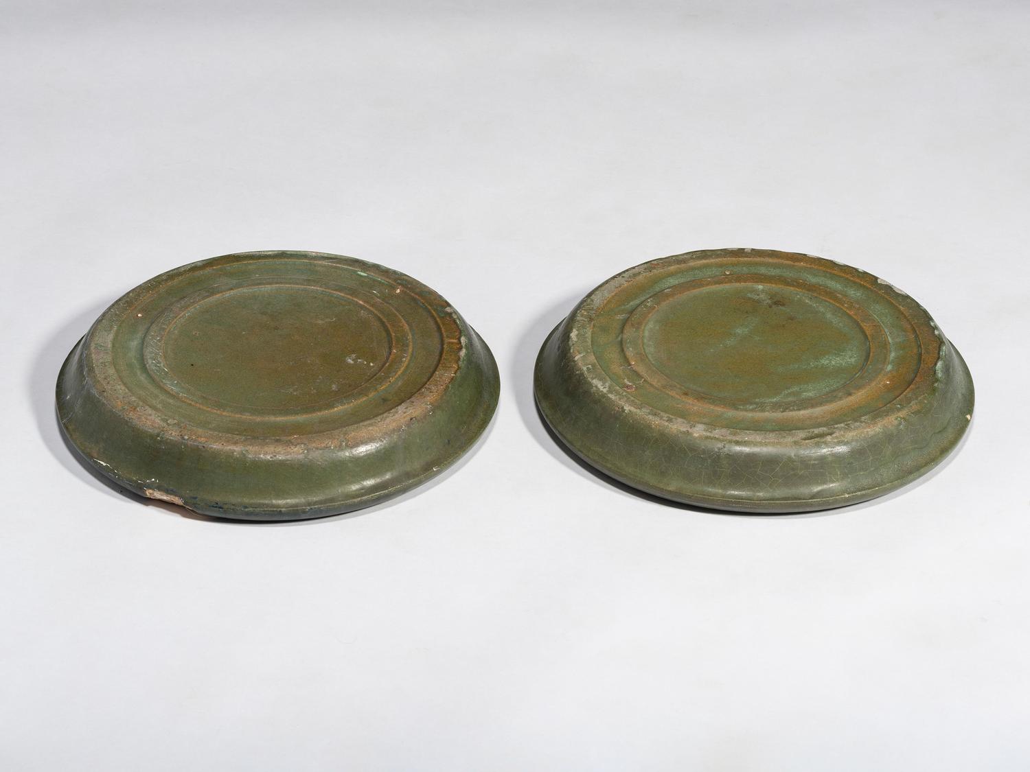 Pair of Matte Glazed Architectural Jardinières, 1905