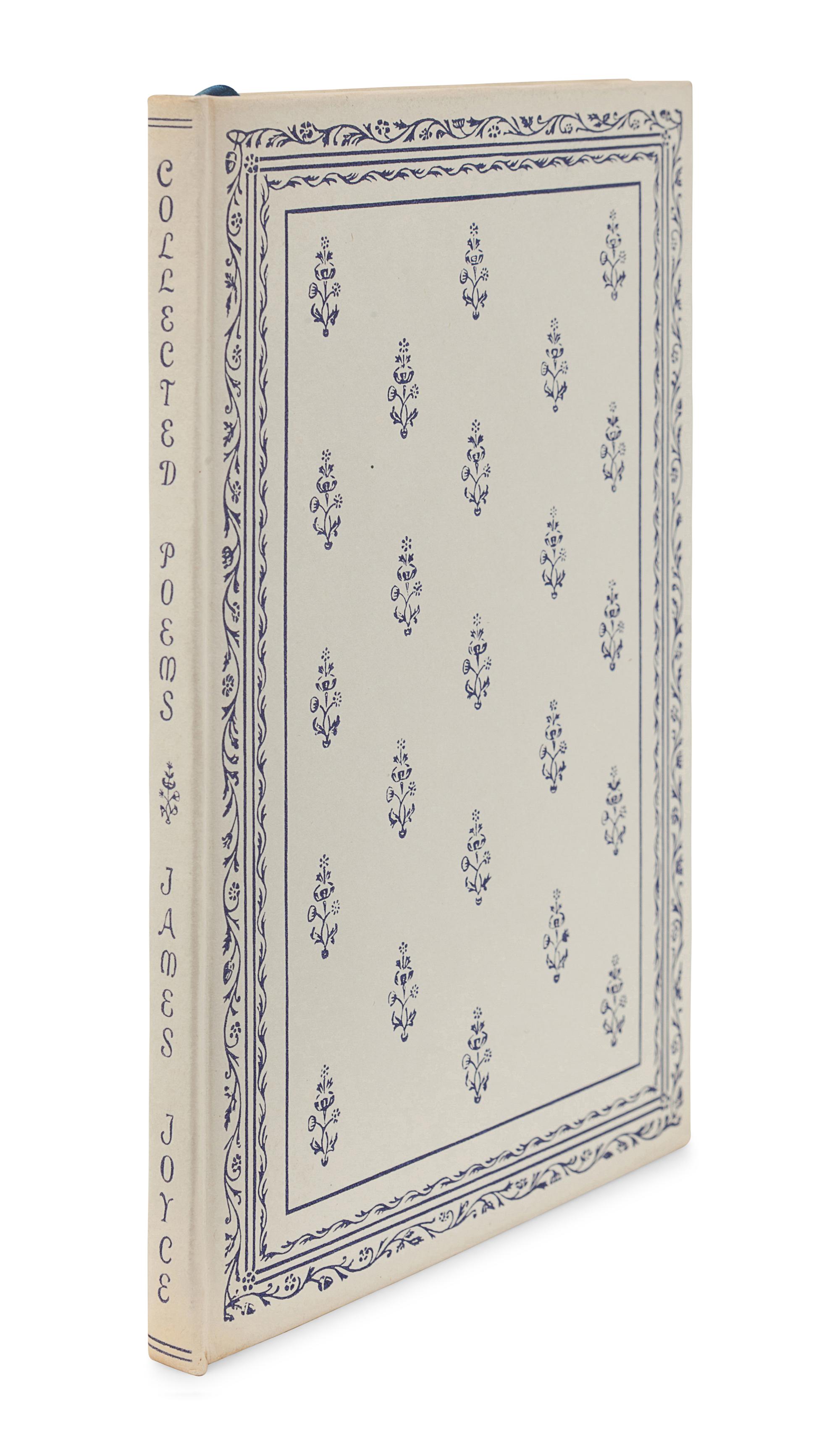 JOYCE, James (1882-1941). Collected Poems . New York: The Black Sun Press, 1936.