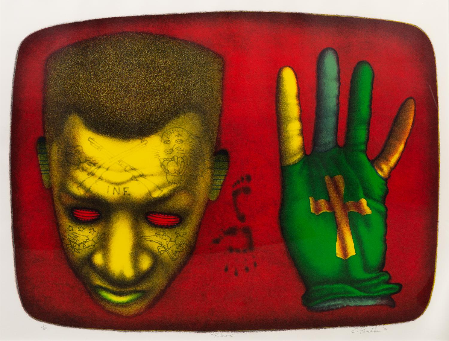 Ed Paschke, (American, 1939-2004), Ponderosa, 1991