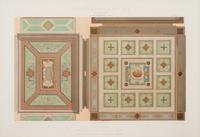 A Framed Set of French Architectural Engravings by César Daly (French, 1811-1894)