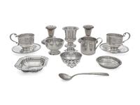 A Group of Silver Table Articles — Various makers, 20th Century