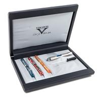 A Visconti Millennium Arc Limited Edition Three Fountain Pen Set