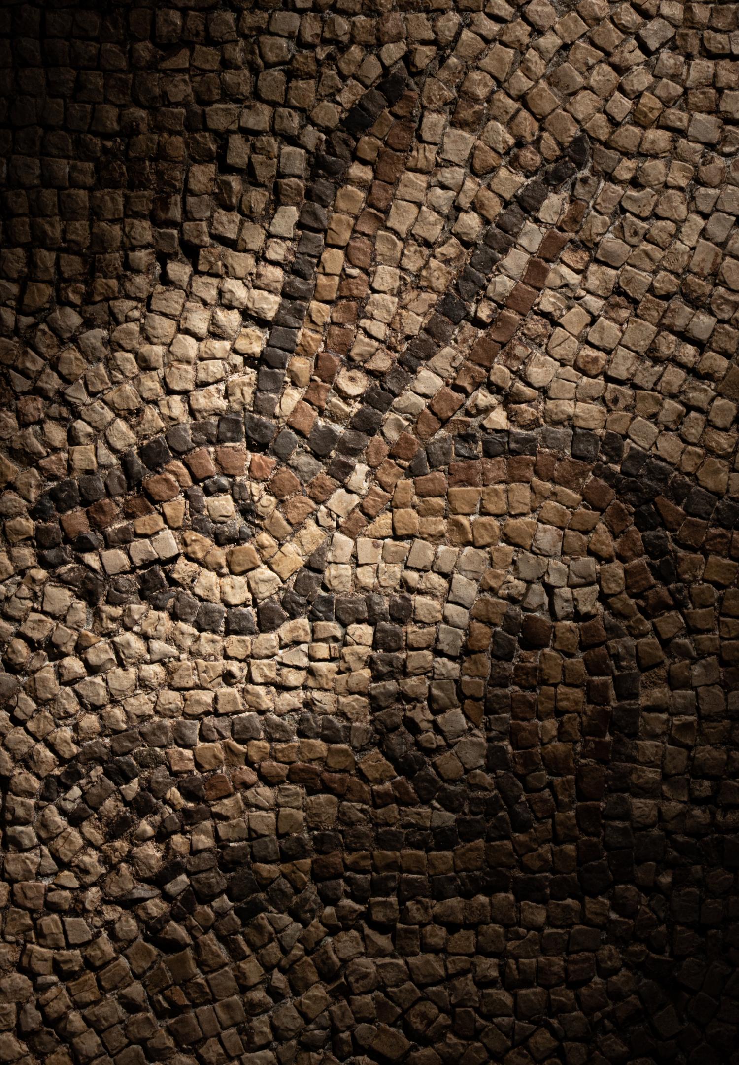 A Late Roman Stone Mosaic of a Hunting Scene